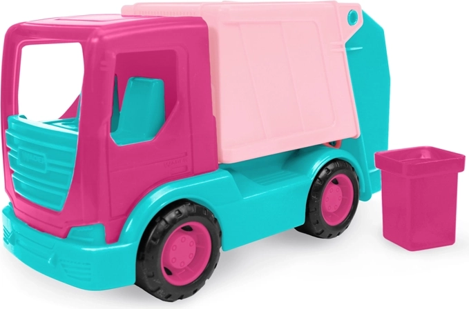 Wader TechTruck lyserød skraldebil