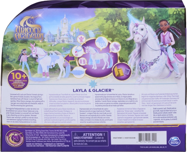 Layla og Glacier fra Unicorn Academy