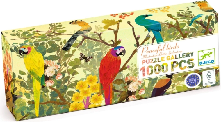 Puzzle Fuglenes verden Djeco – 1000 brikker