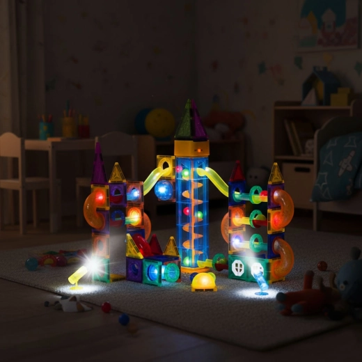 Lysende LED-elementer for et magisk show