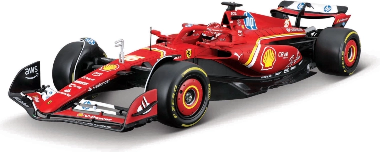 Byggesæt af Ferrari SF-24 Charles Leclerc 1:24 fra Bburago