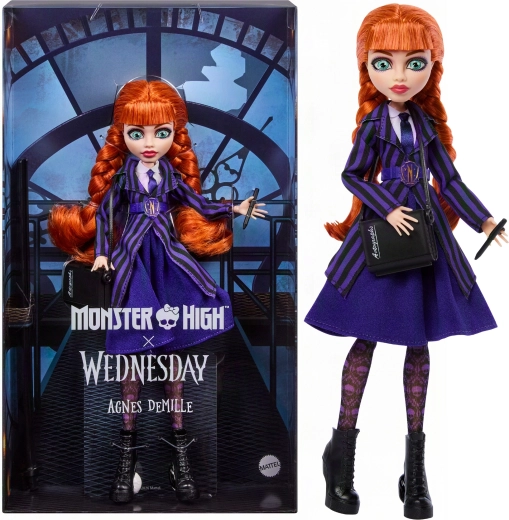 Monster High x Wednesday samlerdukke Agnes DeMille - 1 stk.