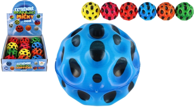 Ekstremt hoppebold i skum – meteorit 6 cm