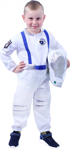 Børnekostume astronaut S