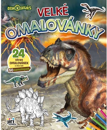 Store malebøger – Dinosaurer