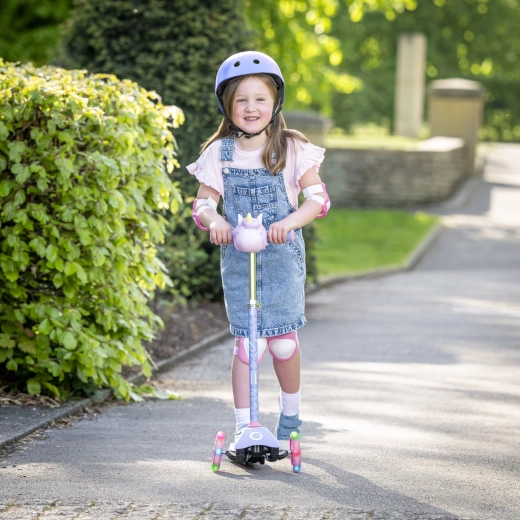 Lysende forhjul for køreglæde
