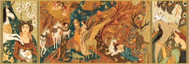 Panoramapuslespil Enhjørningehaven