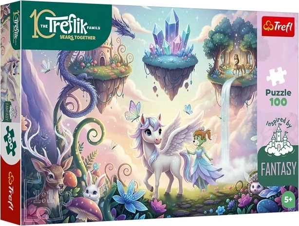 Puzzle med 100 brikker Inspired By Fantasy: Magiske verdener
