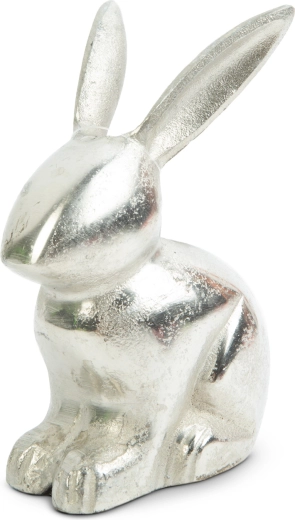 Påskedekoration i aluminium formet som en kanin 16 × 10 cm