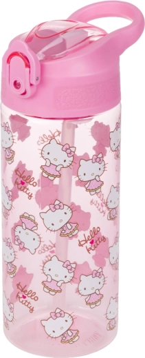 Tritan-drikkedunk med sugerør Hello Kitty Sweet Leopard 500 ml BAAGL