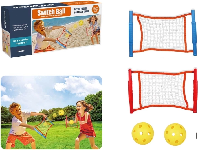 Strandspil med net – boldfanger