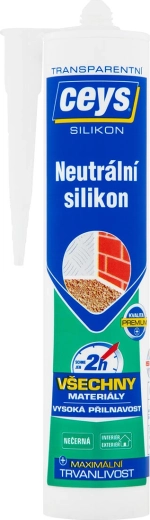 Silikone neutral transparent 280 ml CEYS