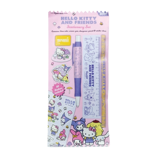 Hello Kitty og venner – skolesæt mushroom