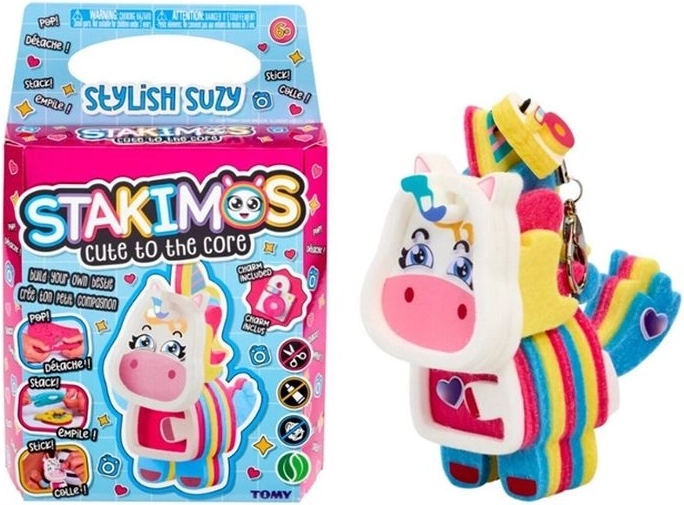 Tomy Stakimos Super Suzy kreativt sæt til fremstilling af en figur
