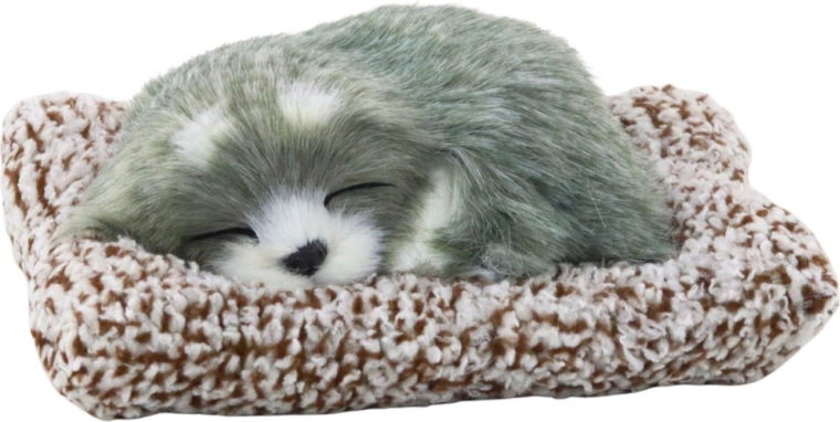 Realistisk søvn på en blød hyggerede