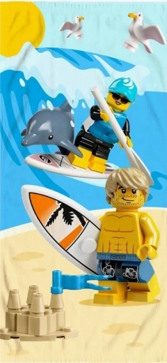 LEGO strandhåndklæde 150 × 70 cm