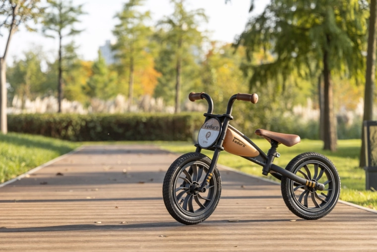 Stabil kørsel takket være 12" oppustelige hjul