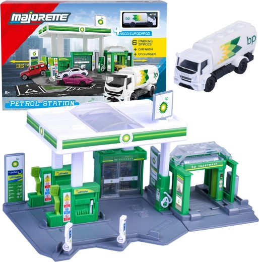 Sæt BP-tankstation med metalcisterne IVECO