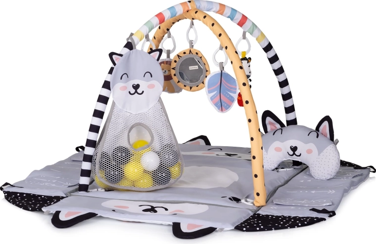 Chipolino legetæppe med bolde 2i1 Fun Zone multicolor