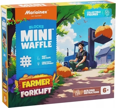 Marioinex Mini Waffle landbrugsgaffeltruck – 50 dele