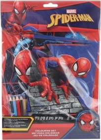SPIDERMAN malebogssæt til børn