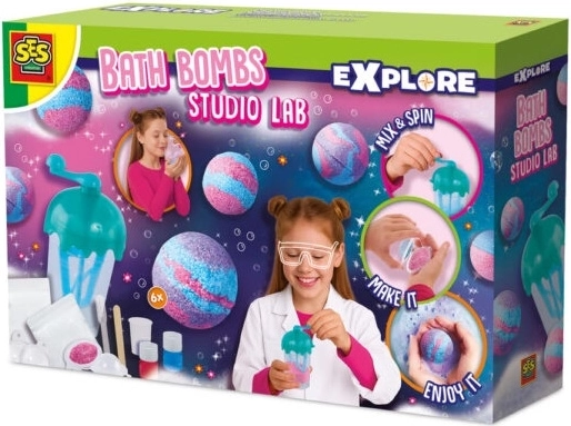 SES laboratorium med brusende badebomber
