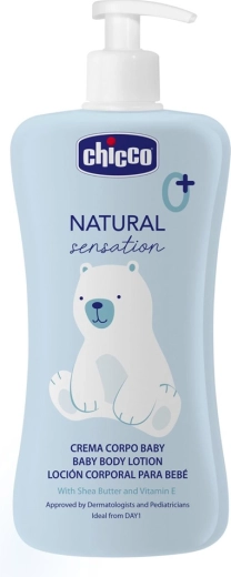 Chicco Natural Sensation kropslotion med sheasmør og vitamin E 500 ml