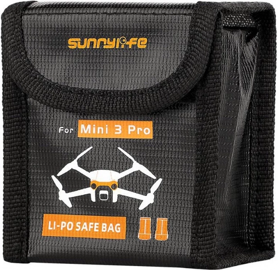Sunnylife batteritaske til DJI Mini 3 Pro og Mini 4 Pro (til 2 batterier)