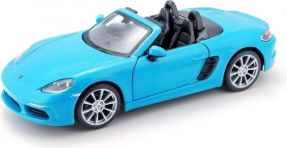 Porsche 718 Boxster 1:24 blå model BBurago