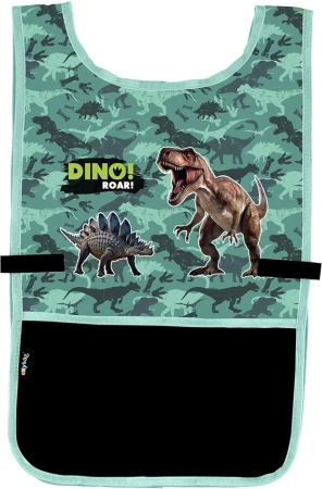 Børneforklæde poncho Dino
