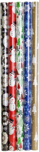 Julegave-indpakningspapir på rulle 2 m