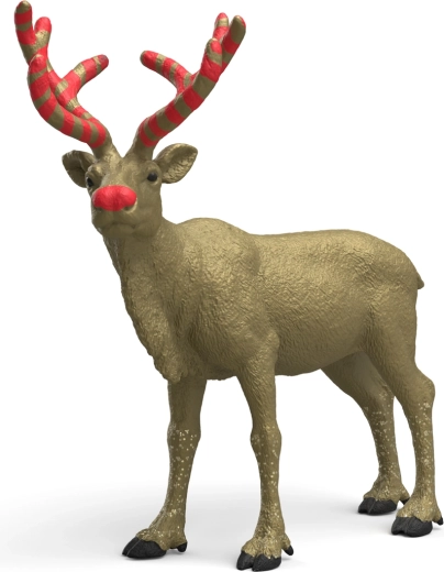 Schleich gylden jubilæumsrensdyr – samlerfigur