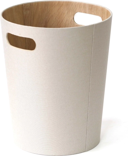 Affaldsspand cremet hvid 25 × 25 × 30 cm