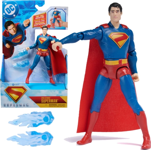 Actionfigur SUPERMAN 15 cm med effekter og tilbehør