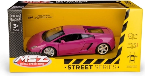 Modelbil Lamborghini Gallardo LP560-4 lilla 1:24