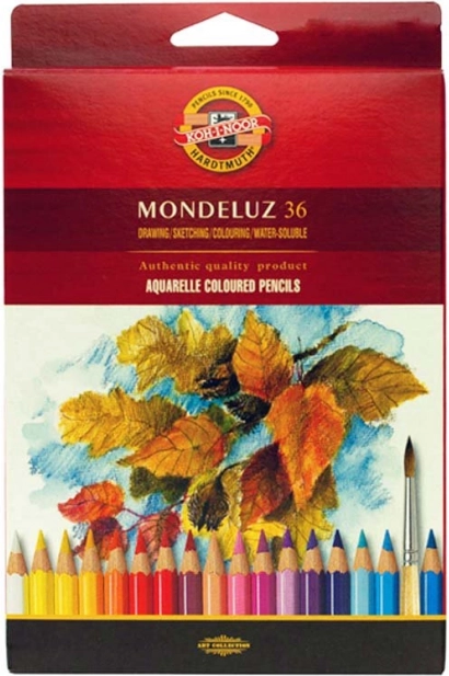 Akvarelblyanter KOH-I-NOOR MONDELUZ 36 stk.