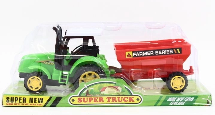 Traktor med trailer