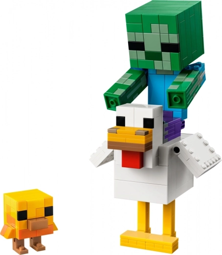 Ikonisk scene fra Minecraft som samlermodel