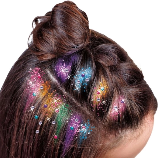 Glimmer og sten for en gnistrende effekt