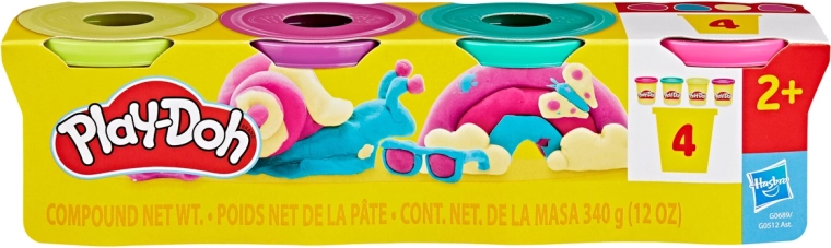 Play-Doh modellervoks sæt 4×85 g