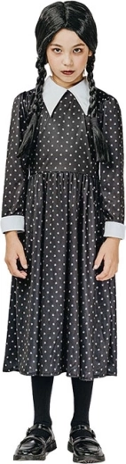 Karnevalkostume gotisk pige 130–140 cm