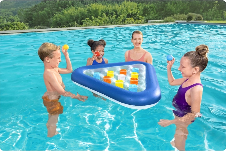 Sjov direkte i poolen