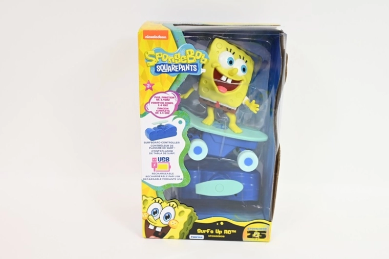 SpongeBob med fjernstyret board og opladning via USB
