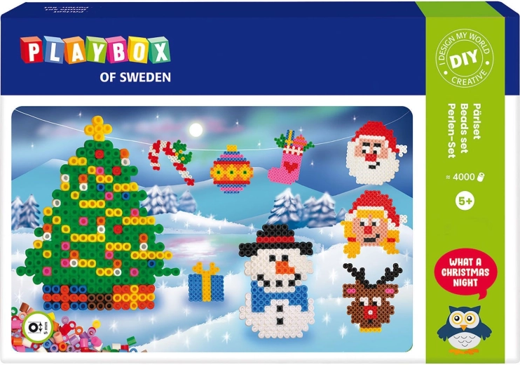 Playbox Strygeperler Sæt Jul 4000 stk