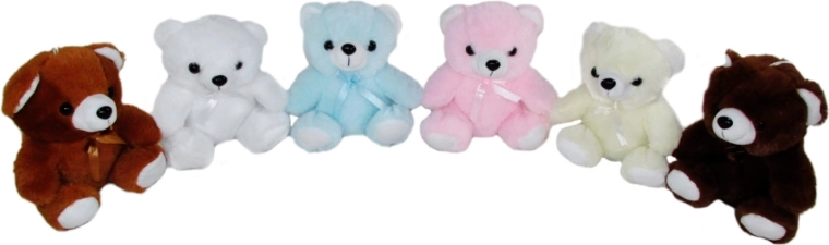 Plysset bamse 18 cm