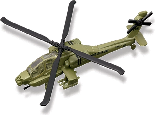 Maisto Fresh Metal Tailwinds AH-64 Apache grøn flymodel