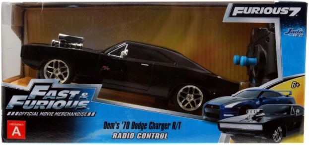 Hurtig og rasende RC bil Dodge Charger 1970 1:24