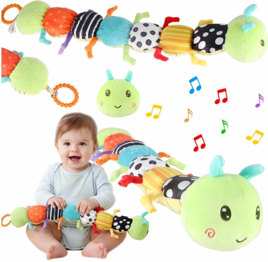 Interaktiv plysbille til babyer med musik
