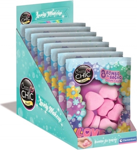 Crazy Chic hjerteformede badebomber