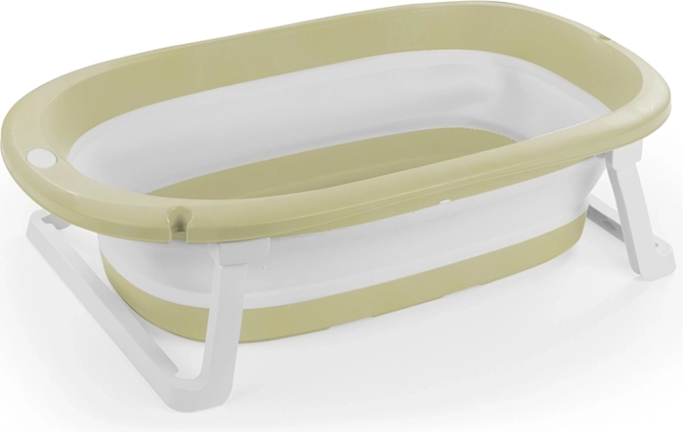 Sammenklappelig babytub Eco Green, lysegrøn, 75,5 × 46,5 cm